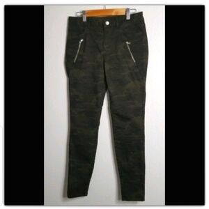 Zara camo moto style jeans size 4